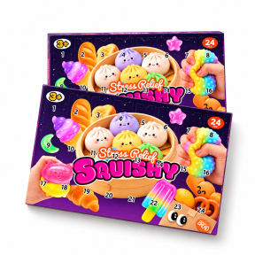 Advento kalendorius vaikams su 24 „Squishy“ staigmenomis Advento kalendorius vaikams su 24 „Squishy“ staigmenomis