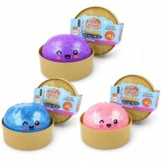 Blizgus „Dumpling Mystery“ Squishy – antistresinis žaislas paslapčių dėžutėje