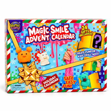 „Magic Smile“ Advento kalendorius – 24 Squishy, Slime ir sensorinės staigmenos 2