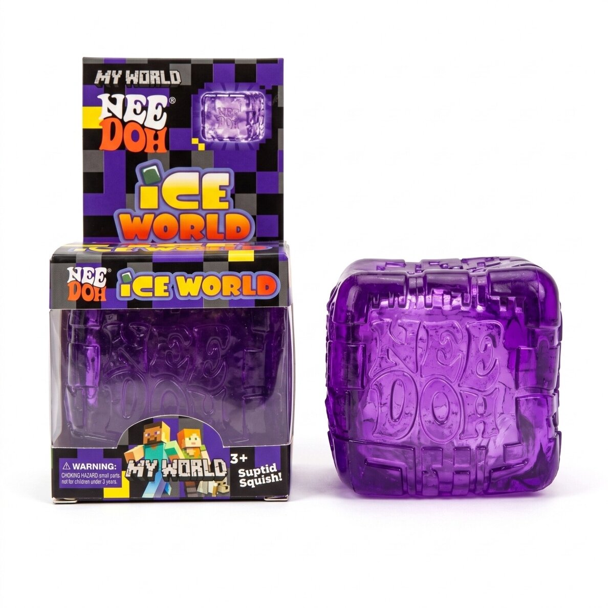 „My World“ Squishy kubas – minkomas antistresinis žaislas 2
