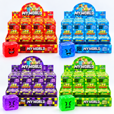 „My World“ Squishy kubas – minkomas antistresinis žaislas