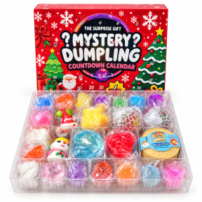„Squishy Mystery Advent“ advento kalendorius – 24 staigmenų, žaidimų ir atradimų dienos
