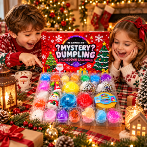 „Squishy Mystery Advent“ advento kalendorius – 24 staigmenų, žaidimų ir atradimų dienos